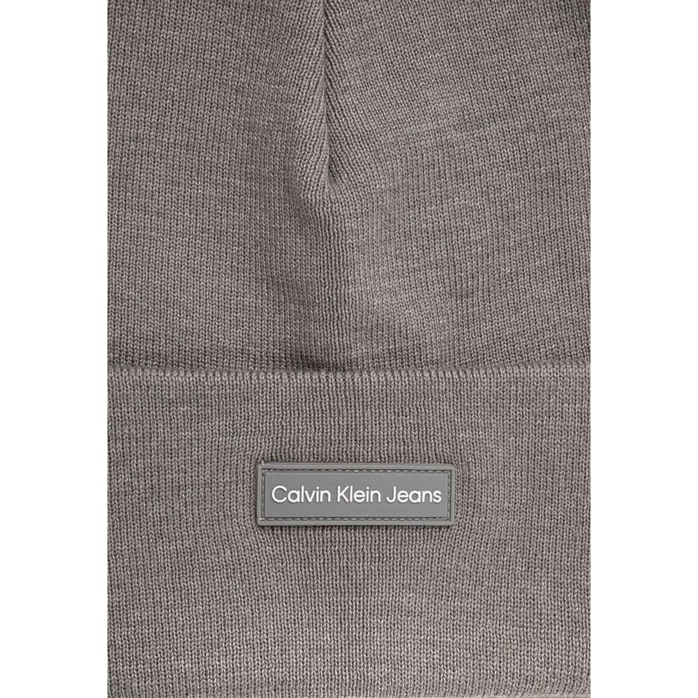 Calvin Klein Jeans Grey Ανακυκλωμένο Καπέλο Πολυεστέρα