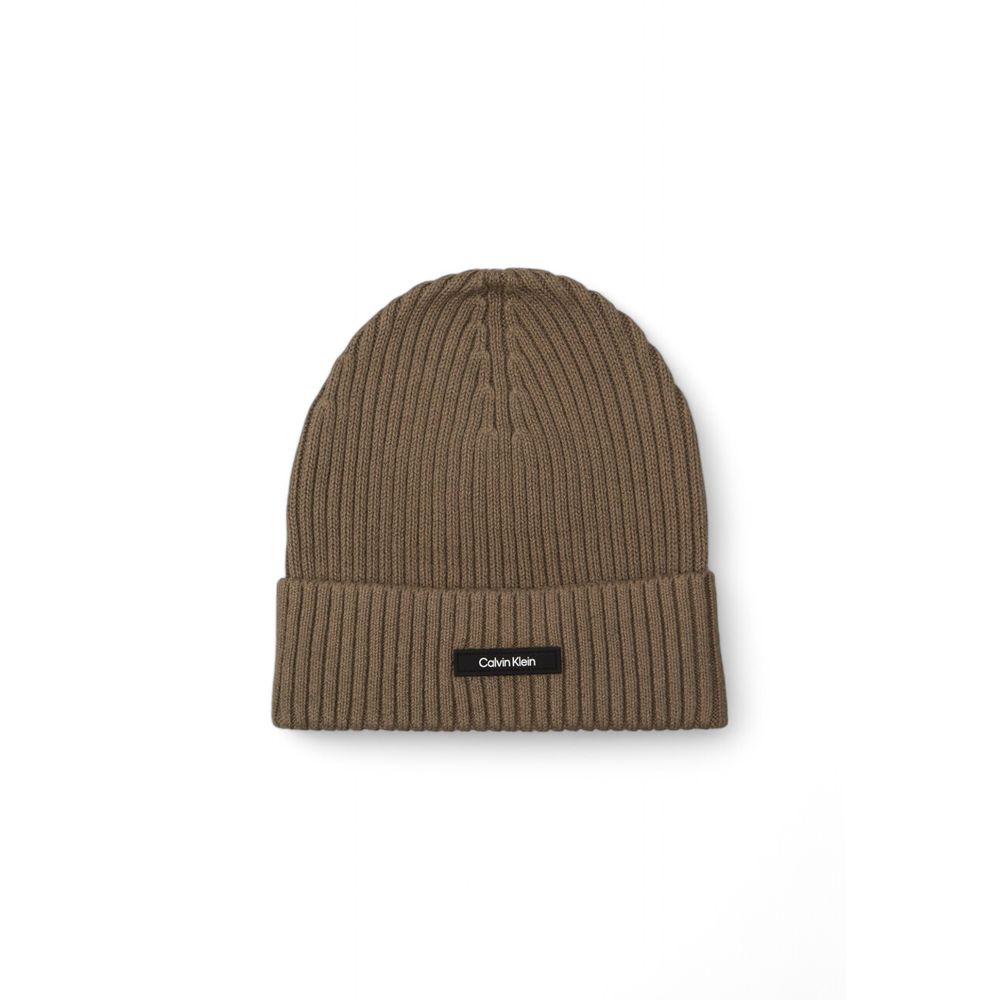 Calvin Klein Beige Organic Cotton Cap (Baseball Hat)