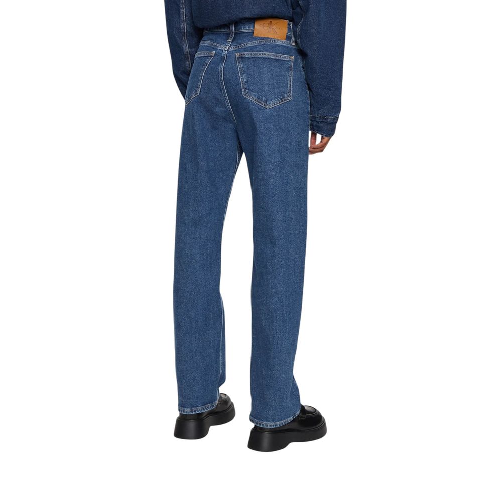 Calvin Klein Jeans Blue Cotton Mom Jeans