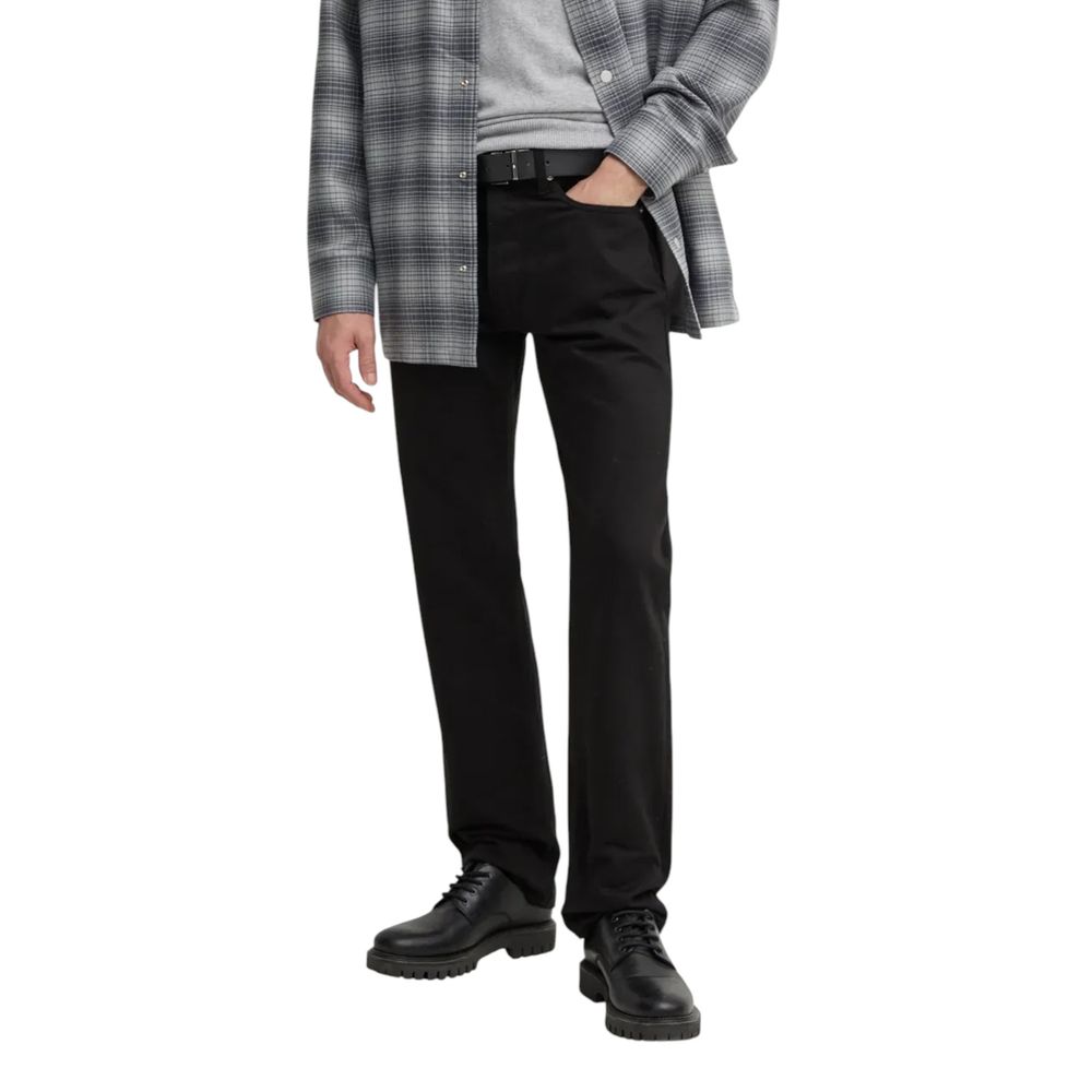 Calvin Klein Jeans Black Cotton Jeans &amp; Pant