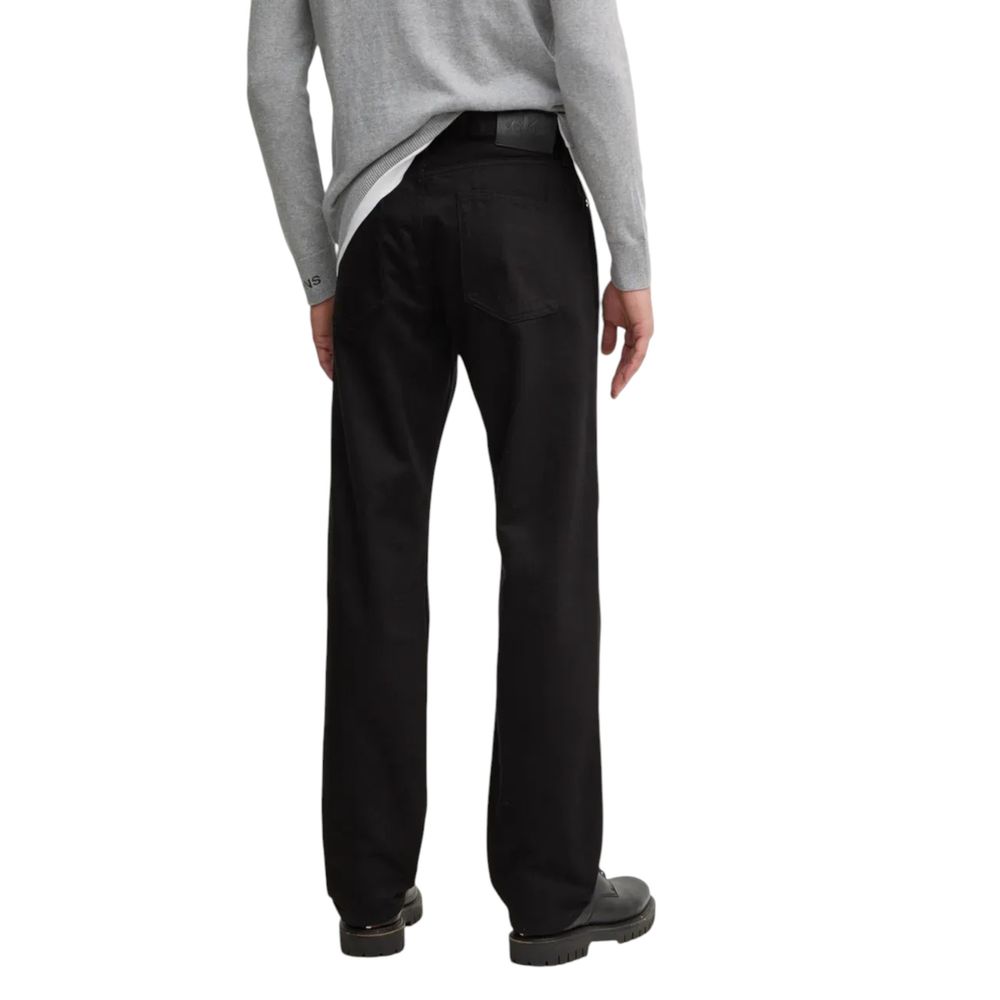 Calvin Klein Jeans Black Cotton Jeans &amp; Pant