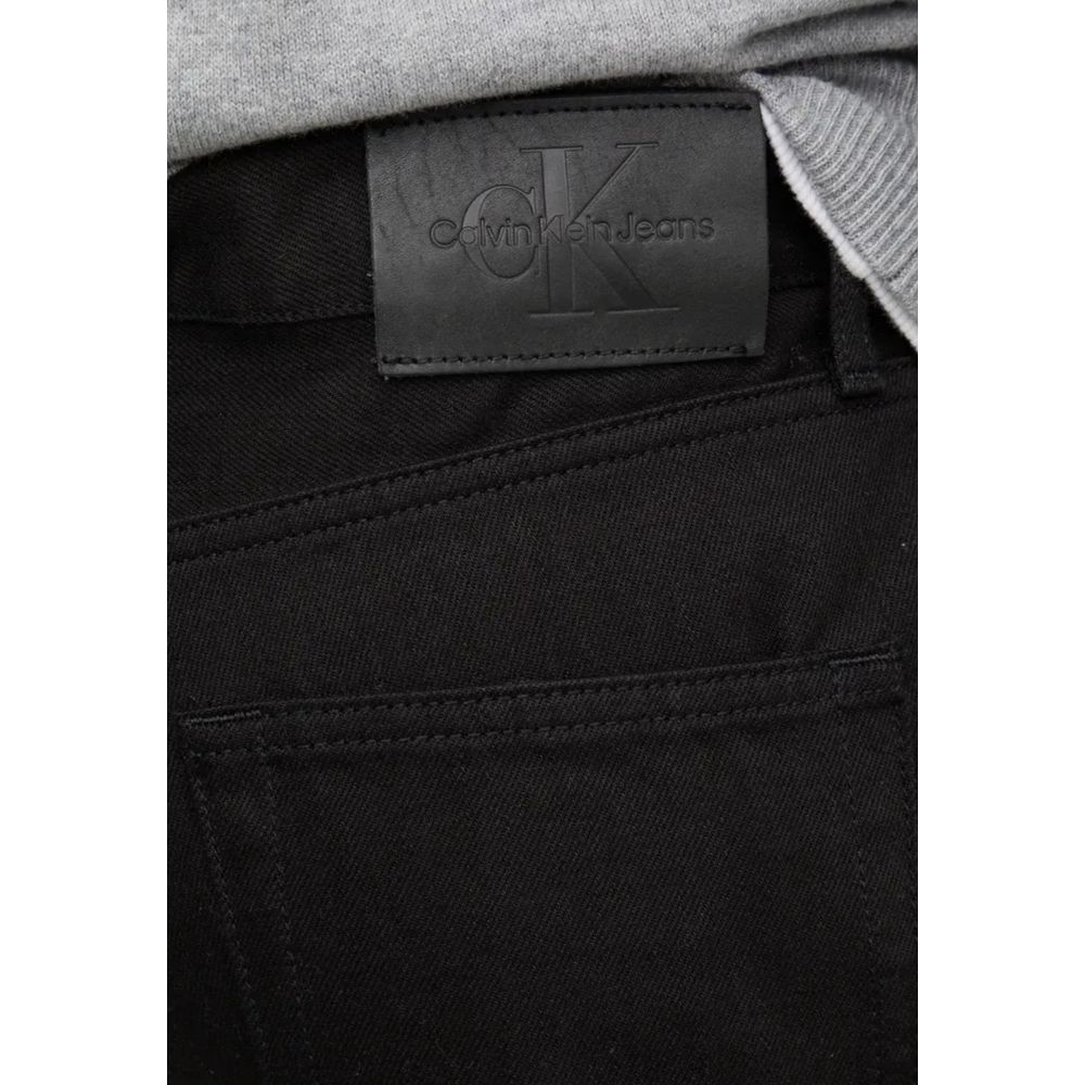 Calvin Klein Jeans Black Cotton Jeans &amp; Pant