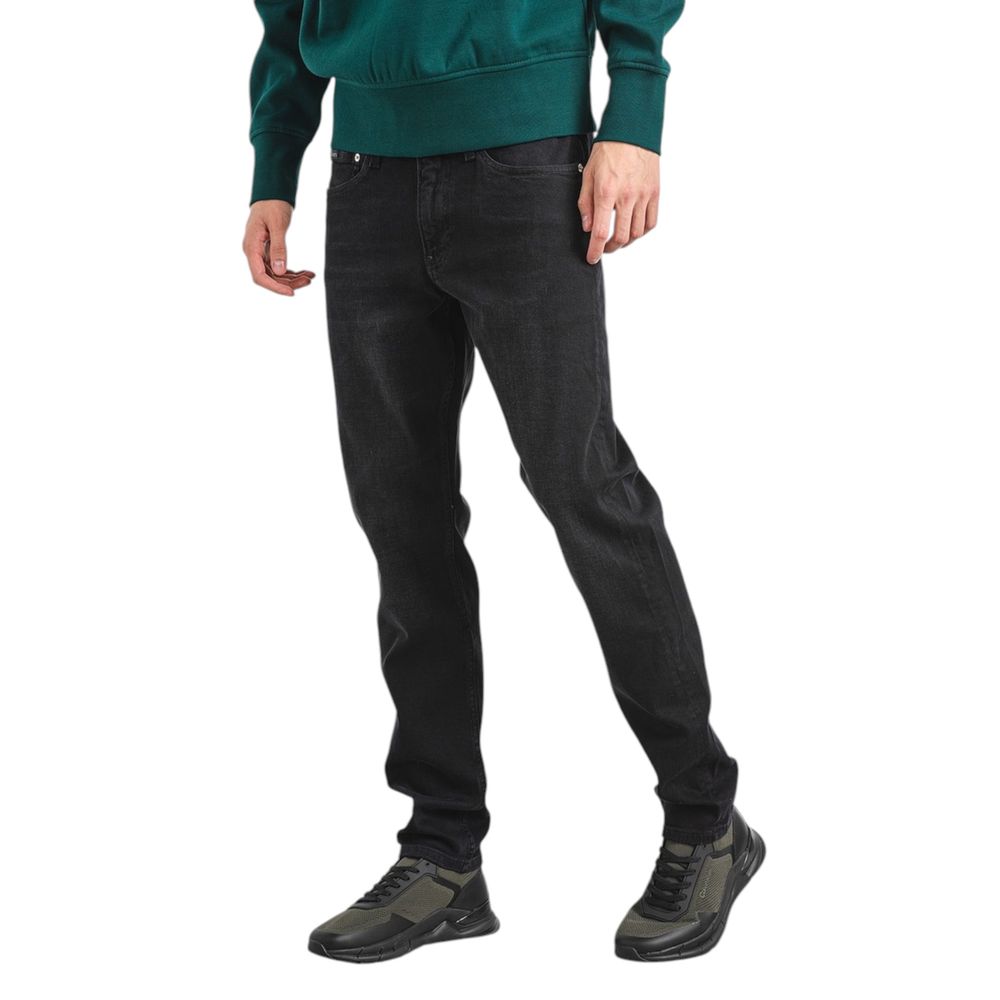 Calvin Klein Jeans Black Cotton Jeans &amp; Pant