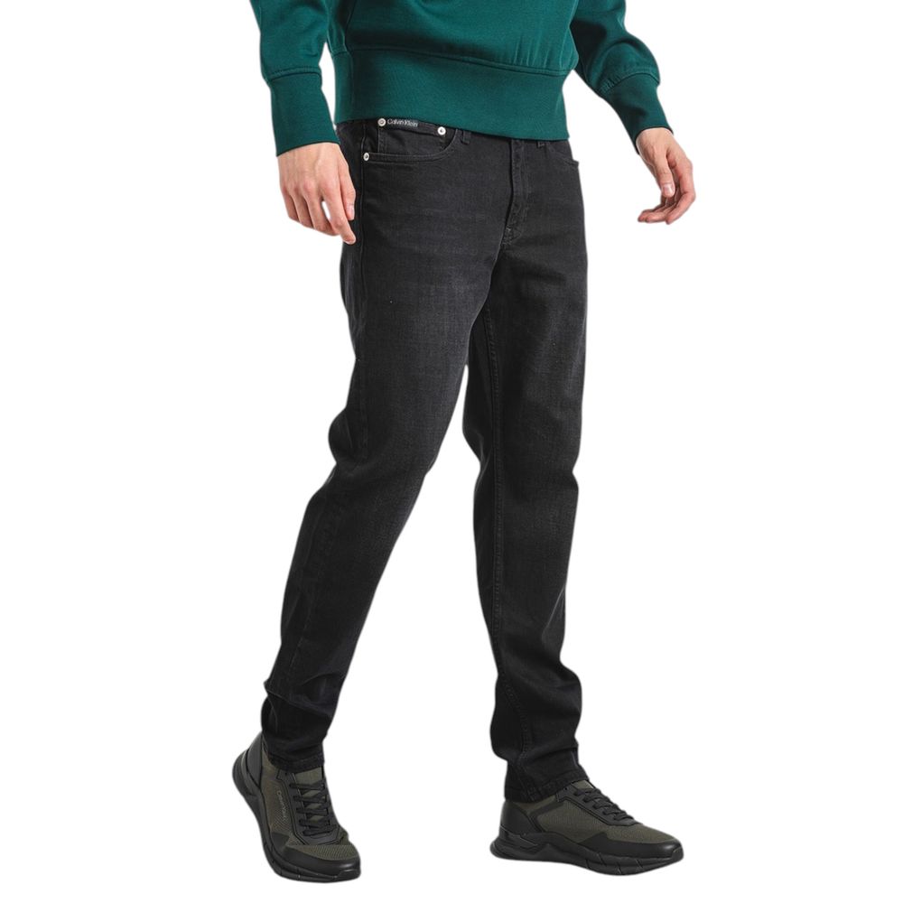 Calvin Klein Jeans Black Cotton Jeans &amp; Pant