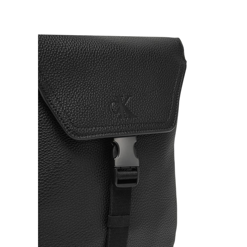 Calvin Klein Μαύρη τσάντα αγγελιαφόρου πολυαιθυλενίου