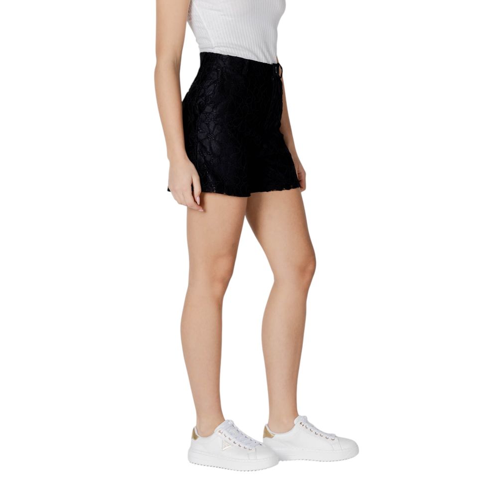 Desigual Black Polyester Short