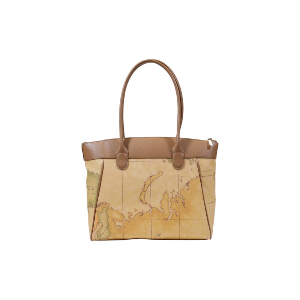 Τσάντα Alviero Martini Prima Classe Beige βαμβακερή τσάντα
