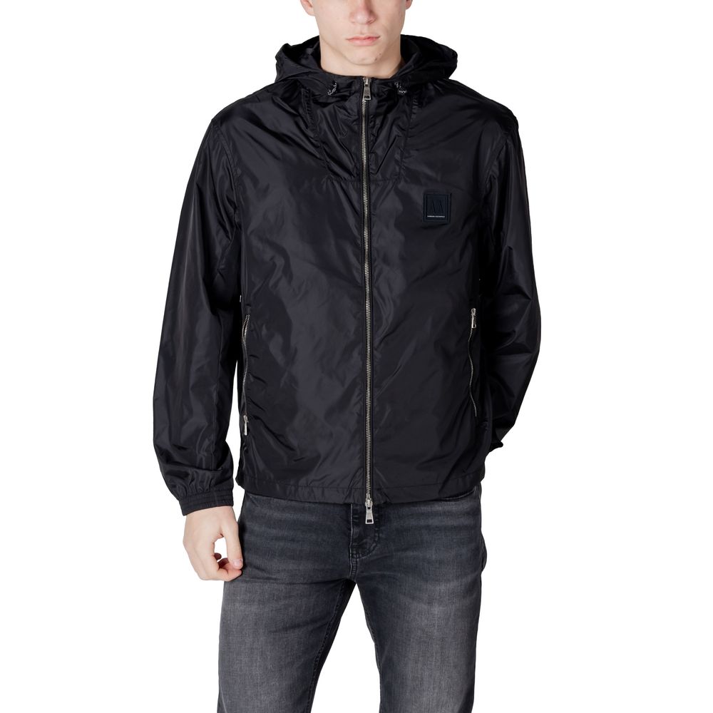 Μπουφάν Armani Exchange Μαύρο Πολυαμίδιο