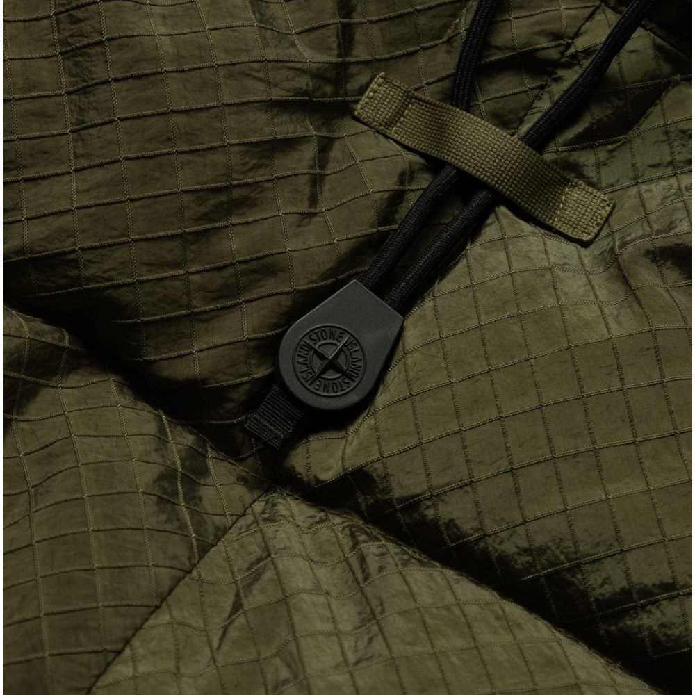 Πράσινο νάιλον μπουφάν Stone Island