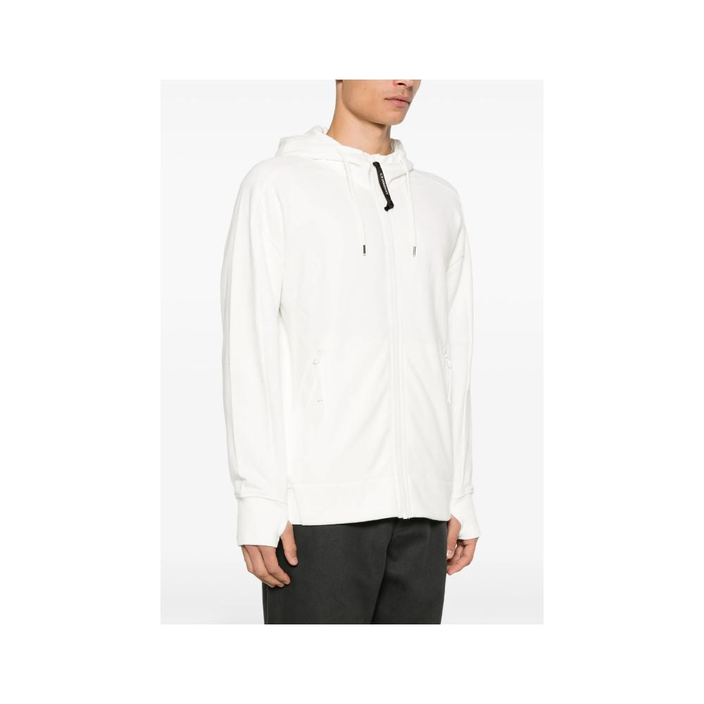 Λευκό βαμβακερό πουλόβερ CP Company