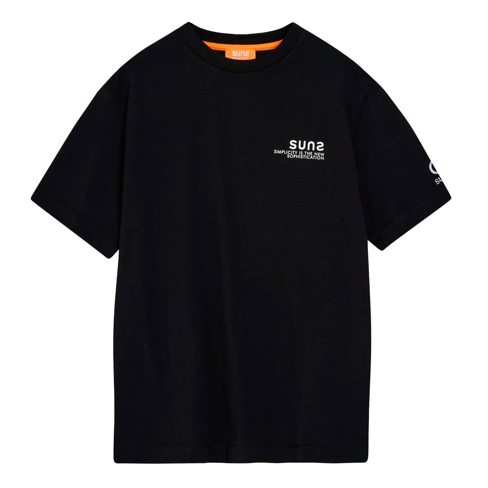 Suns Black Cotton T-Shirt