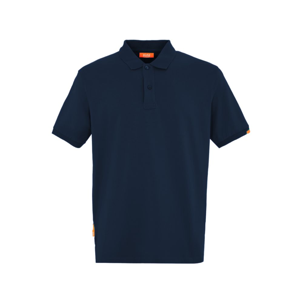 Suns Blue Cotton Polo Shirt