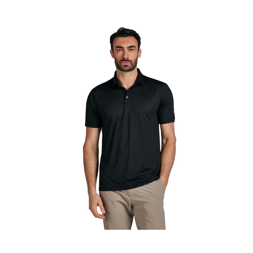 Suns Black Elastane Polo Shirt