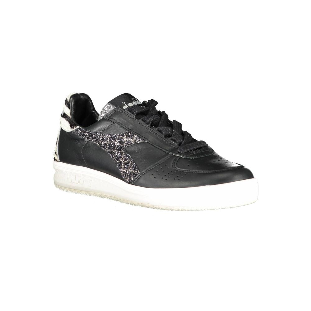 Diadora Μαύρο Δερμάτινο Γυναικείο Sneaker