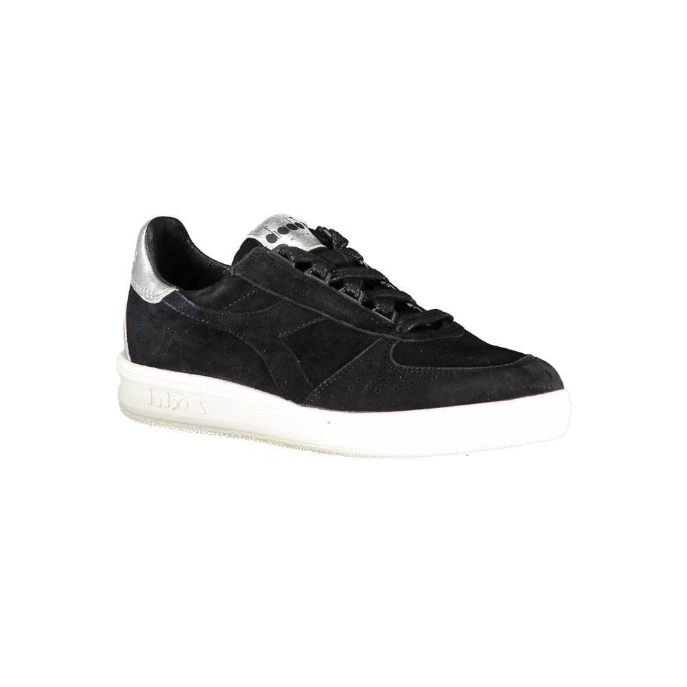 Diadora Μαύρο Δερμάτινο Γυναικείο Αθλητικά Παπούτσια
