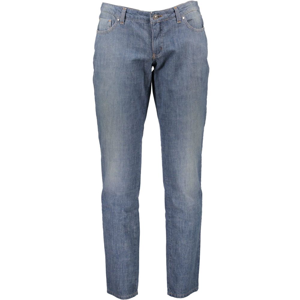 Costume National Blue Cotton Women Jeans
