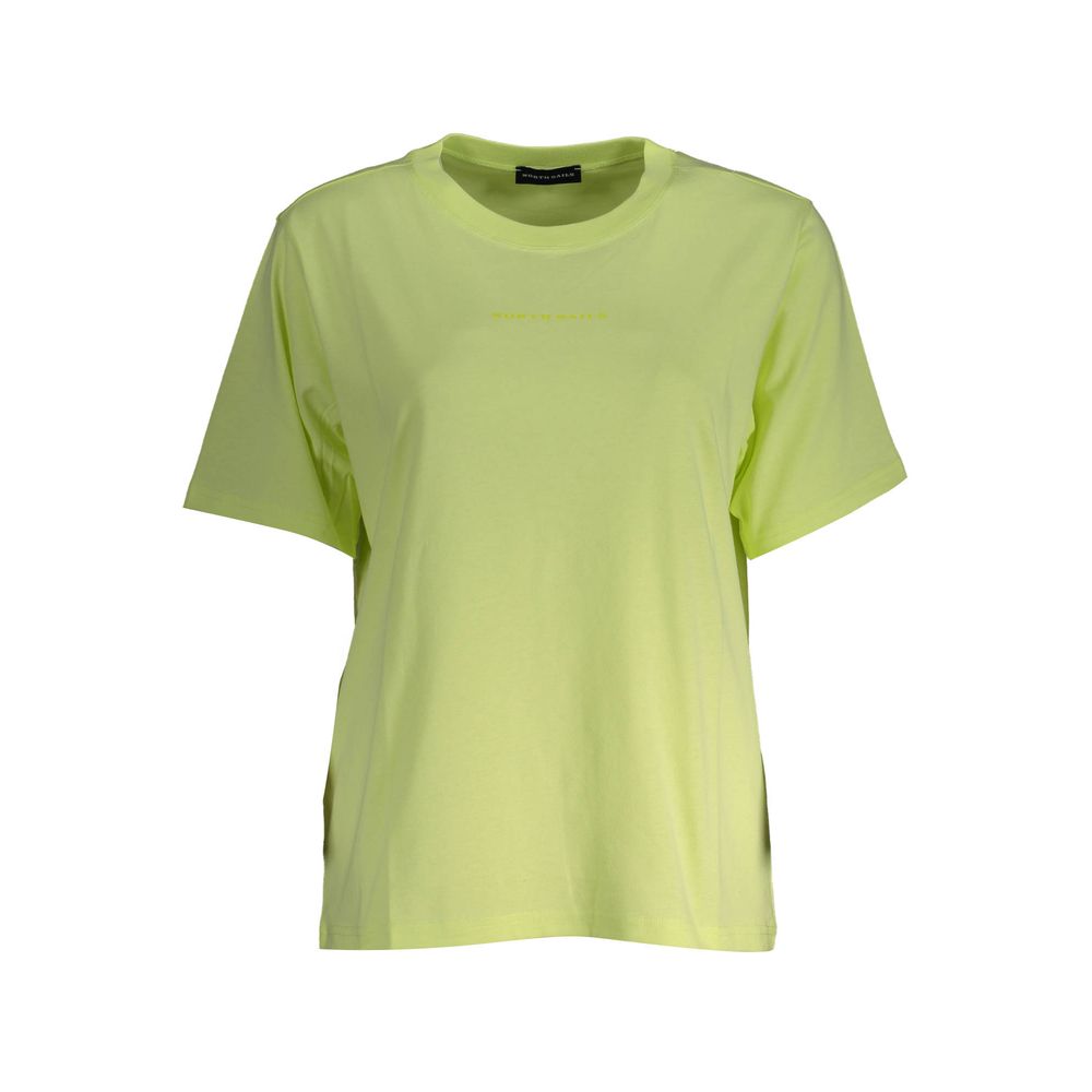 North Sails Yellow Cotton Women TShirt