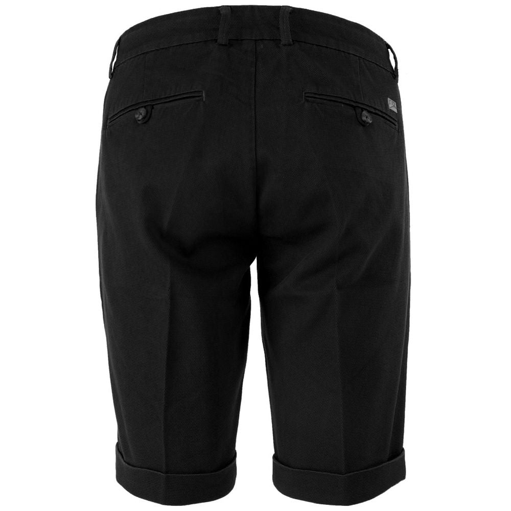 Yes Zee Black Cotton Short