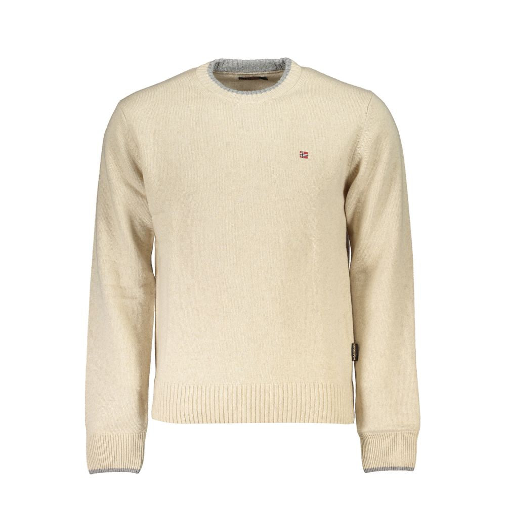 Ανδρικό πουλόβερ Napapijri Beige Fabric