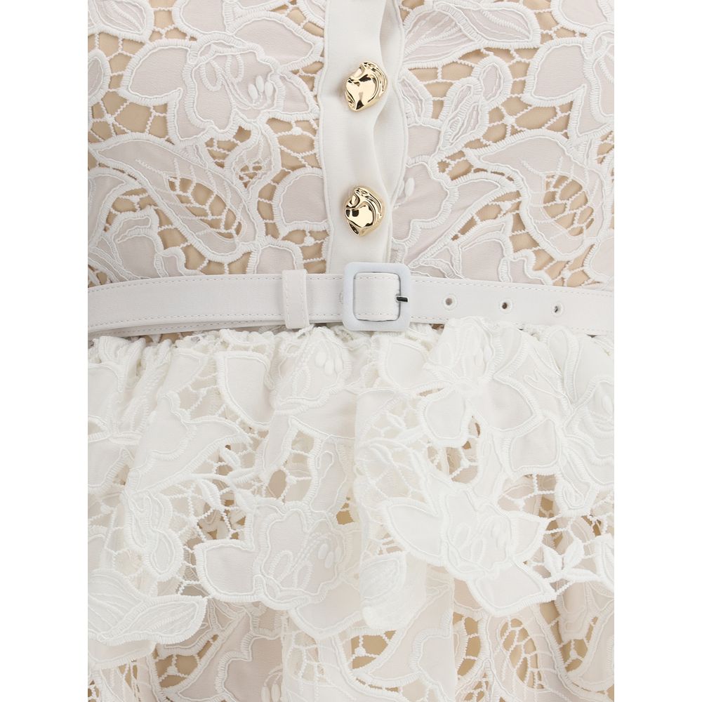 Self-Portrait Lace mini Dress