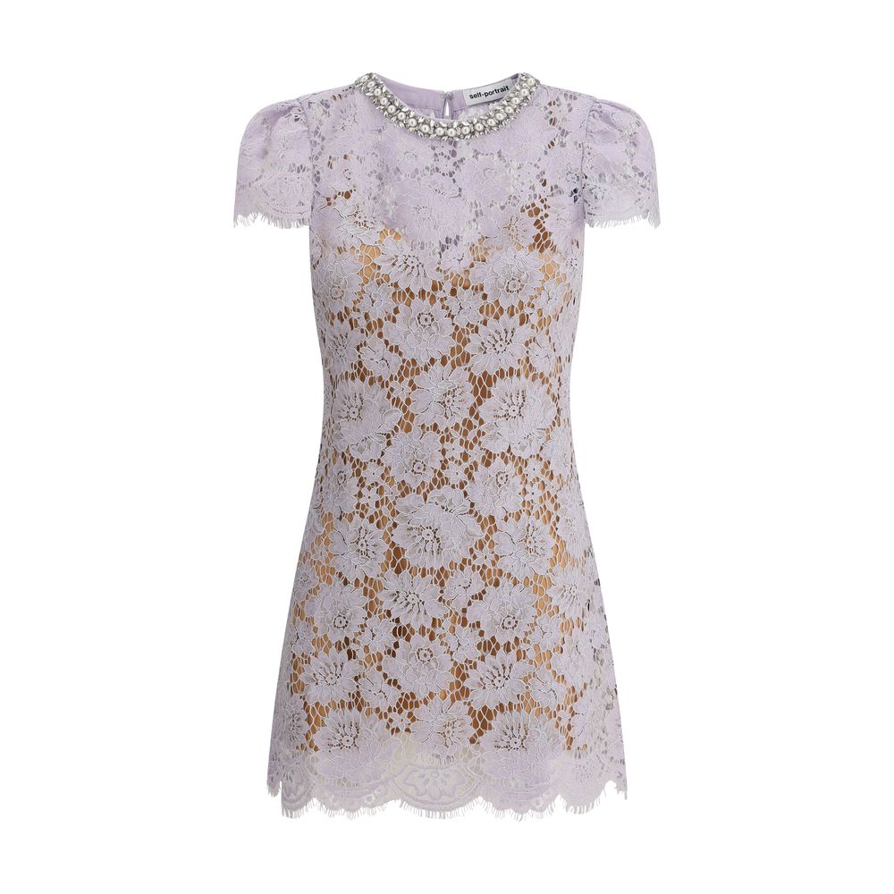 Self-Portrait Lace mini Dress