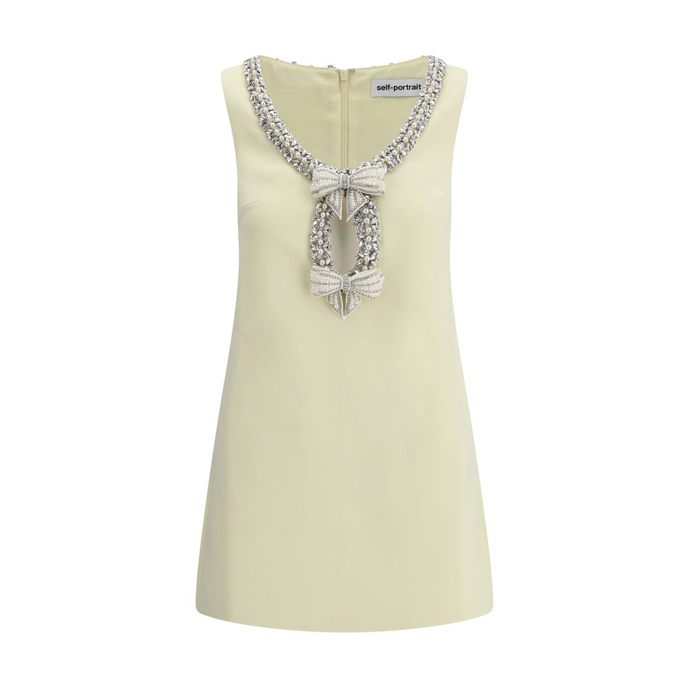 Self-Portrait Mini Dress with bows