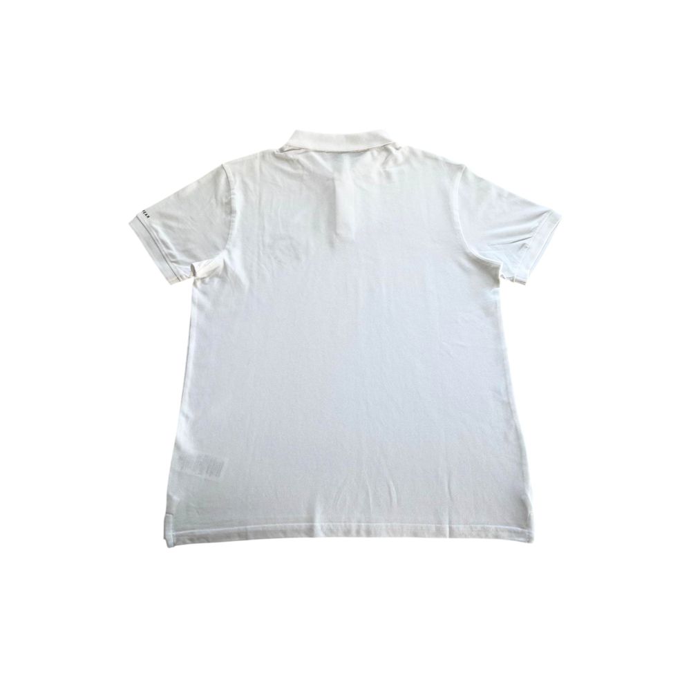 Trussardi Beachwear White Cotton Men's Polo Shirt
