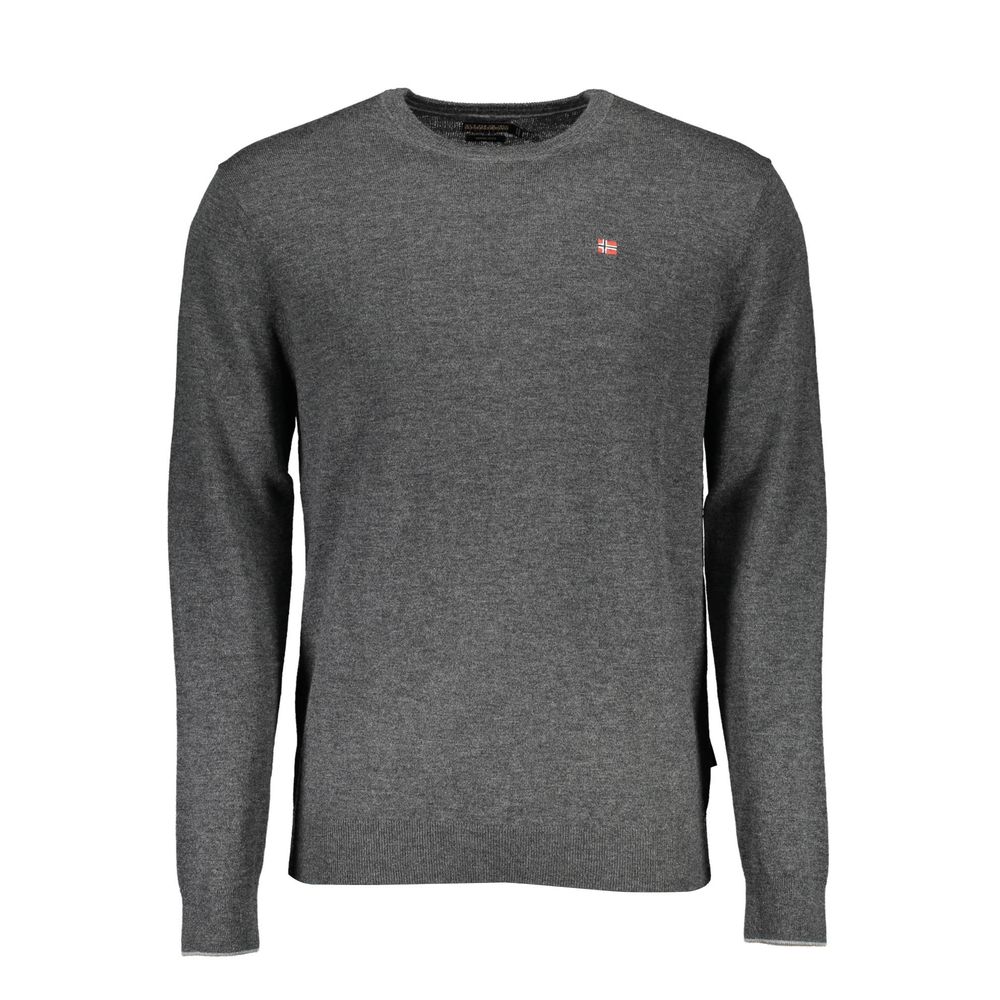 Ανδρικό πουλόβερ Napapijri Grey Wool