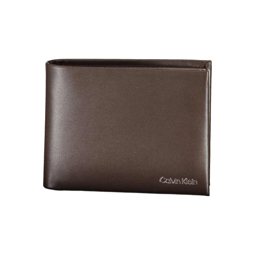 Κομψό δερμάτινο πορτοφόλι Calvin Klein με μπλοκ RFID