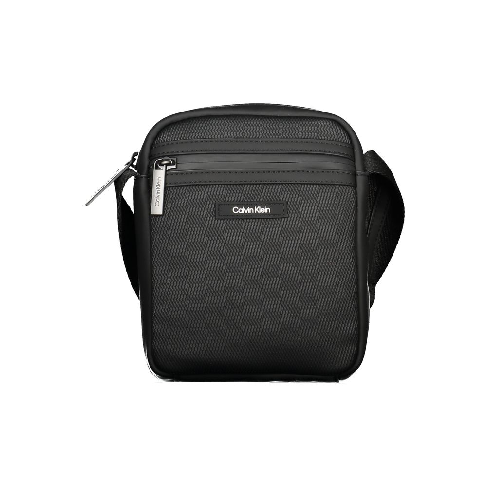 Calvin Klein Black Polyester Men Shoulder Bag