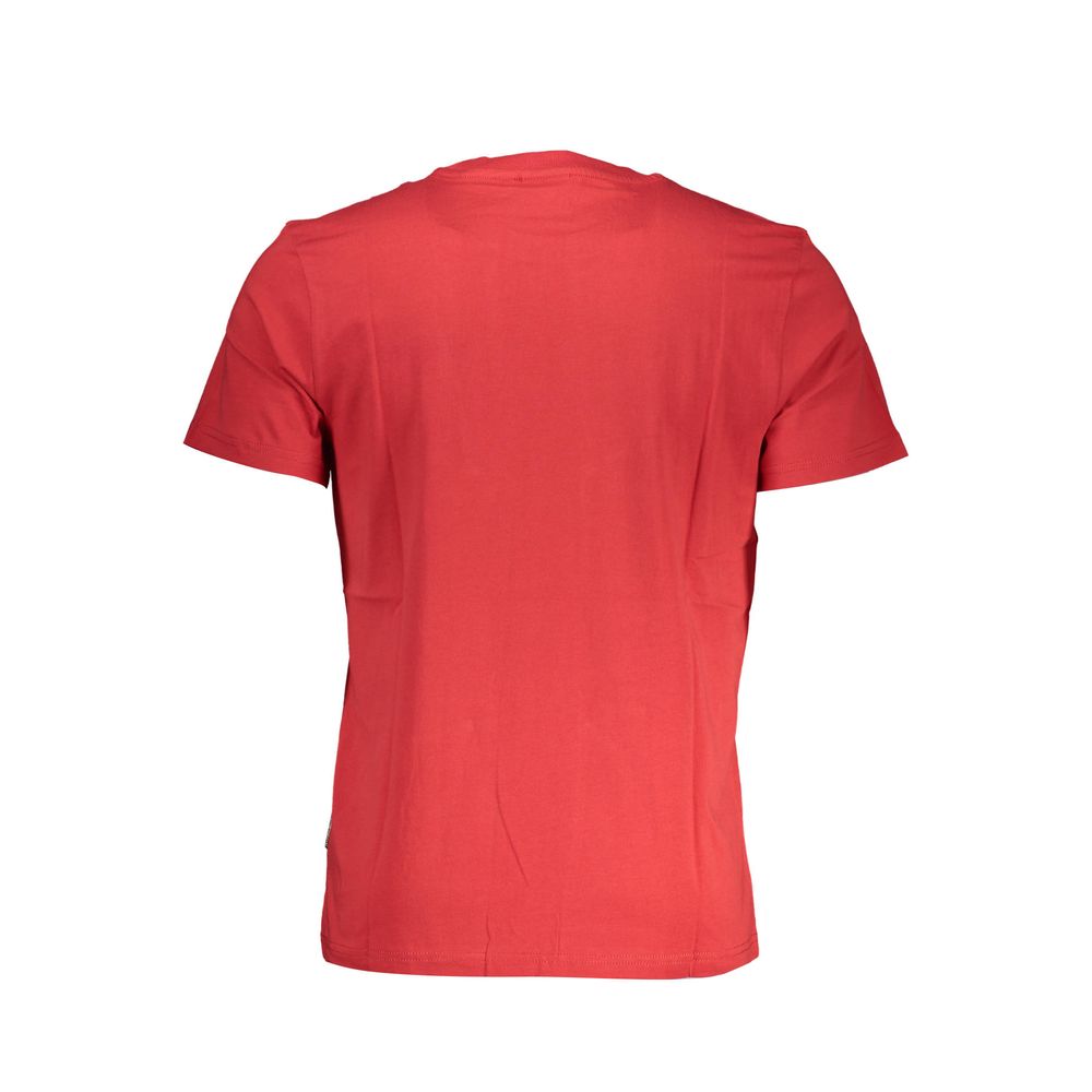Ανδρικό μπλουζάκι Napapijri Red Cotton