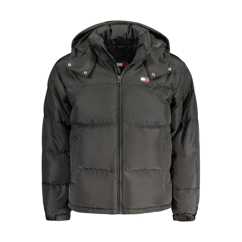 Ανδρικό μπουφάν Tommy Hilfiger Black Polyester