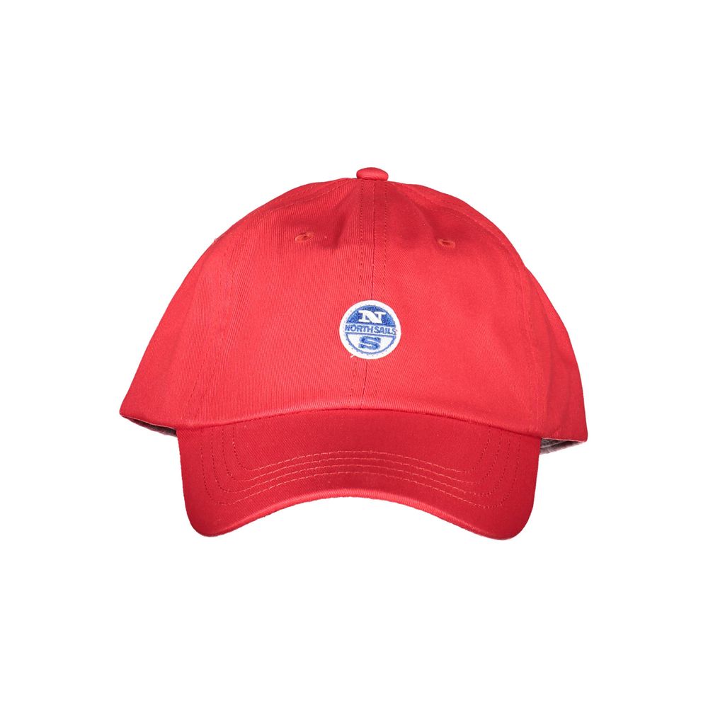 North Sails Red Cotton Ανδρικό καπέλο
