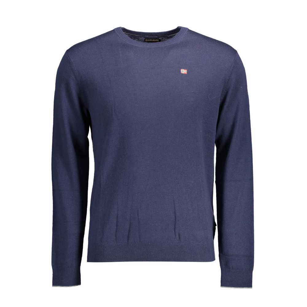 Ανδρικό πουλόβερ Napapijri Blue Wool