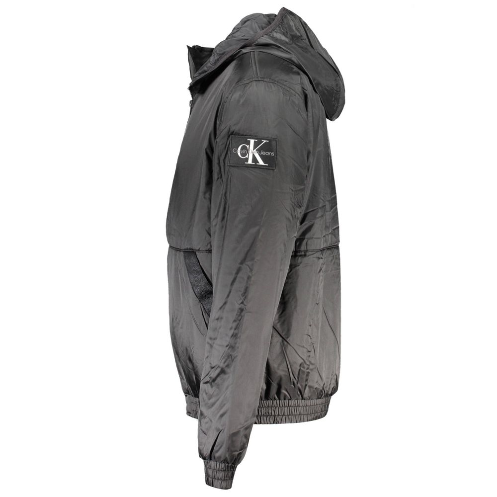 Ανδρικό μπουφάν Calvin Klein Black Polyester