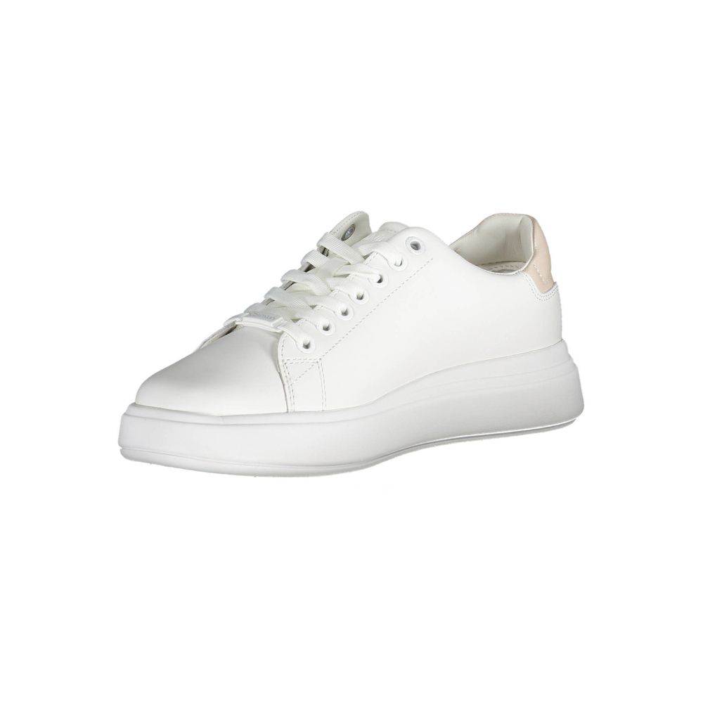 Γυναικεία αθλητικά παπούτσια Calvin Klein White Leather