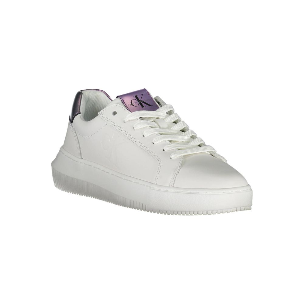 Γυναικεία αθλητικά παπούτσια Calvin Klein White Leather
