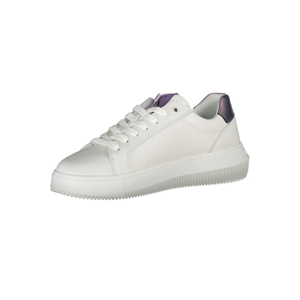 Γυναικεία αθλητικά παπούτσια Calvin Klein White Leather