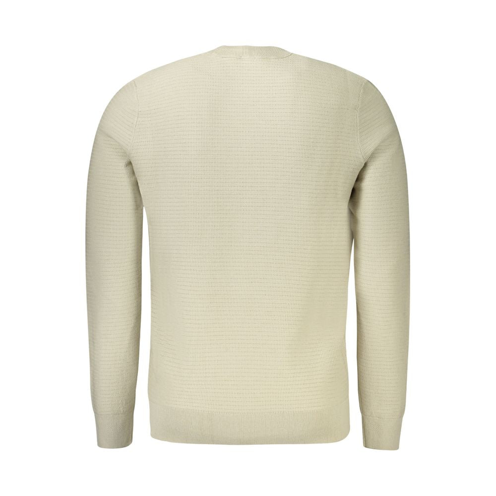 Ανδρικό πουλόβερ Hugo Boss Beige Cotton