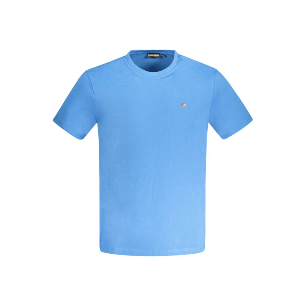 Ανδρικό μπλουζάκι Napapijri Blue Cotton