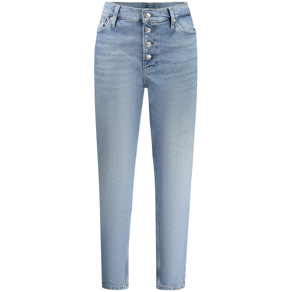 Calvin Klein Light Blue Cotton Jeans & Pant