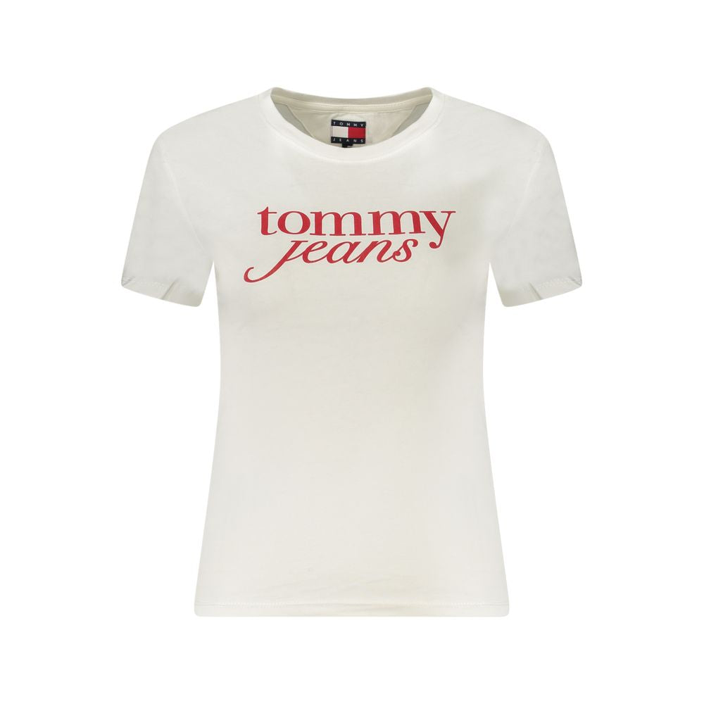 Tommy Hilfiger White Cotton Tops & T-Shirt