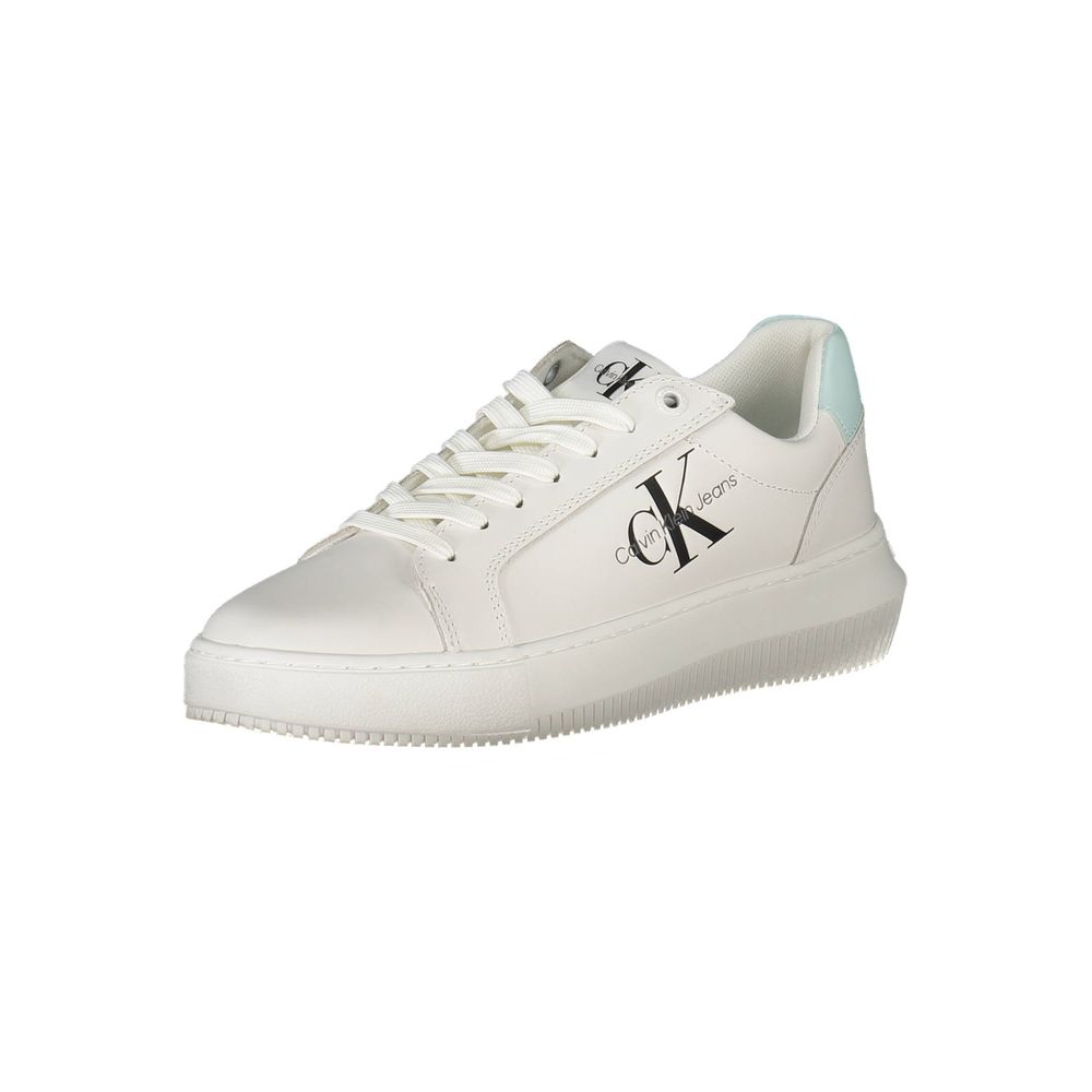 Γυναικεία αθλητικά παπούτσια Calvin Klein White Leather
