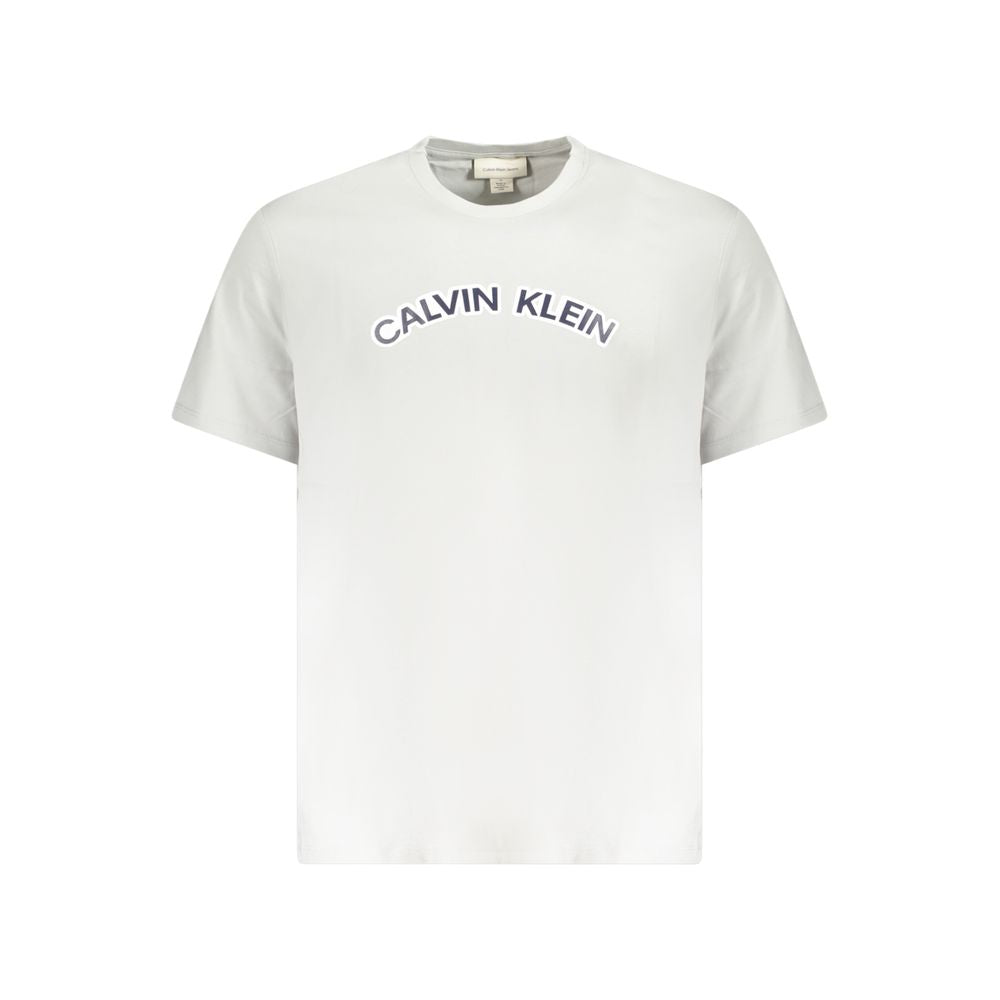 Calvin Klein Gray Cotton Mens T-Shirt