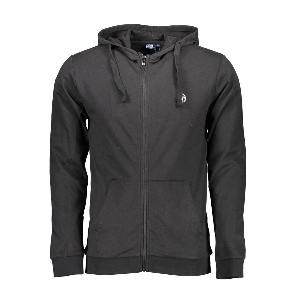 Ανδρικό πουλόβερ Sergio Tacchini μαύρο βαμβακερό