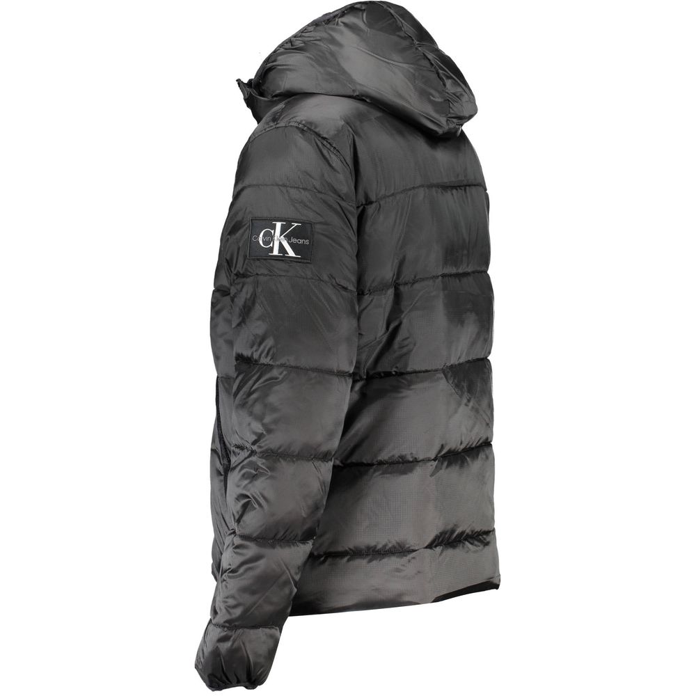 Calvin Klein Sleek ανδρικό μπουφάν με κουκούλα με λεπτομέρειες από αντίθεση