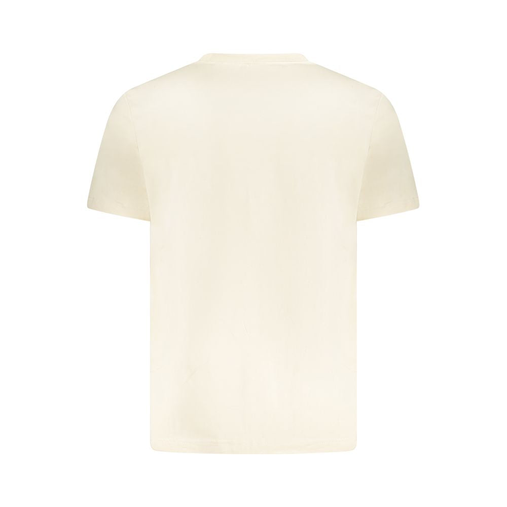 Ανδρικό μπλουζάκι Calvin Klein Beige Cotton