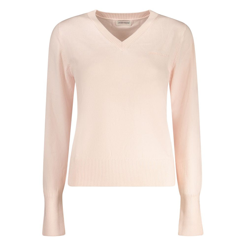 Γυναικείο πουλόβερ Guess Jeans Pink Polyester