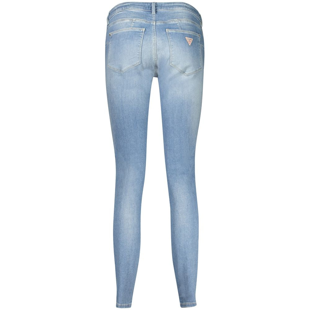 Guess Jeans Light Blue Cotton Jeans &amp; Pant