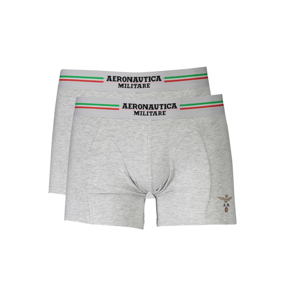 Aeronautica Militare Γκρι βαμβακερά εσώρουχα